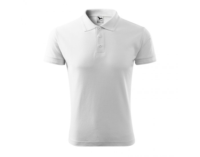 Malfini Мъжка тениска Pique Polo 203, размер XXL, бяла