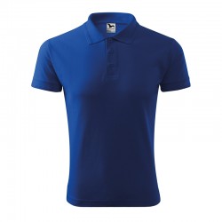 Malfini Мъжка тениска Pique Polo 203, размер S, синя - Декорации