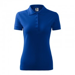 Malfini Дамска тениска Pique Polo 210, размер L, синя - Декорации