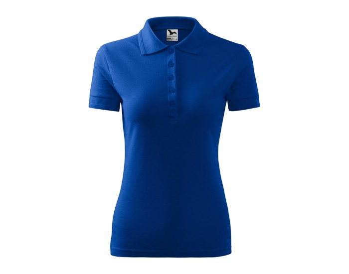 Malfini Дамска тениска Pique Polo 210, размер XXL, синя