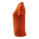 Malfini Дамска тениска Pique Polo 210, размер S, оранжева