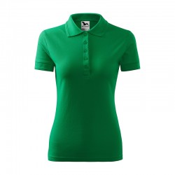 Malfini Дамска тениска Pique Polo 210, размер S, зелена - Декорации