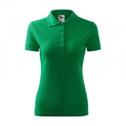 Malfini Дамска тениска Pique Polo 210, размер XXL, зелена - MALFINI