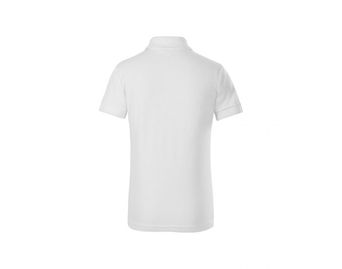 Malfini Детска тениска Pique Polo 222, размер 110 cm, възраст 4 години, бяла