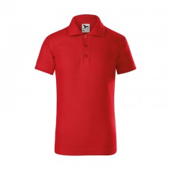 Malfini Детска тениска Pique Polo 222, размер 122 cm, възраст 6 години, червена - MALFINI