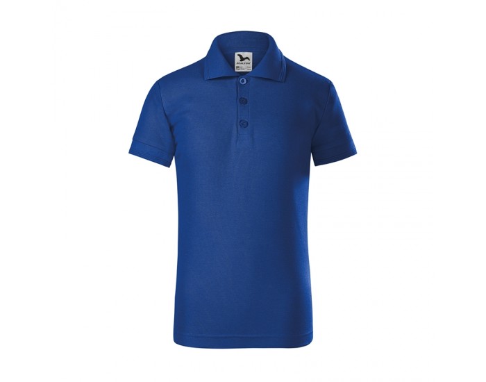 Malfini Детска тениска Pique Polo 222, размер 134 cm, възраст 8 години, синя