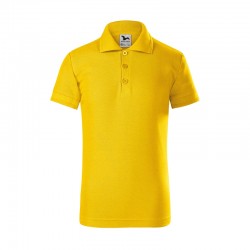 Malfini Детска тениска Pique Polo 222, размер 158 cm, възраст 12 години, жълта - MALFINI