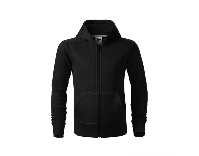 Malfini Детски суитшърт Zipper 412, поларен, размер 122 cm, възраст 6 години, черен Malfini Детски суитшърт Zipper 412, поларен, размер 122 cm, възраст 6 години, черен
