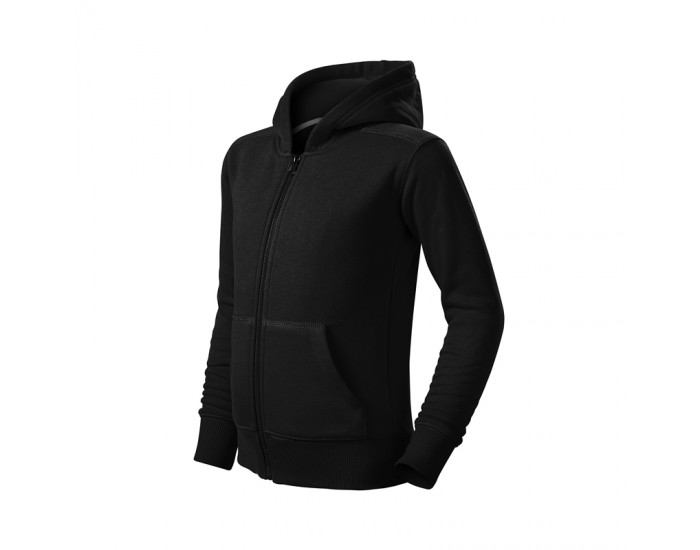 Malfini Детски суитшърт Zipper 412, поларен, размер 122 cm, възраст 6 години, черен Malfini Детски суитшърт Zipper 412, поларен, размер 122 cm, възраст 6 години, черен