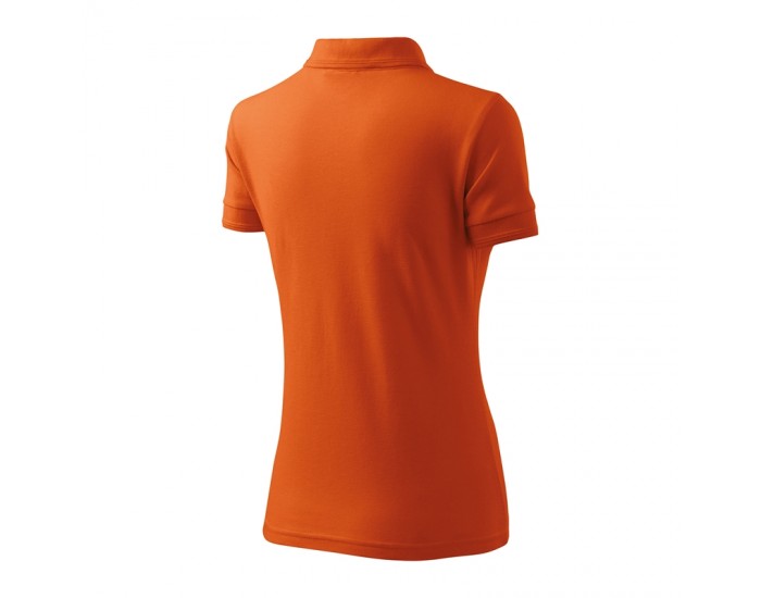 Malfini Дамска тениска Pique Polo 210, размер L, оранжева