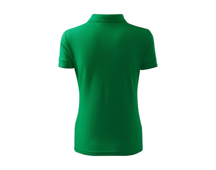 Malfini Дамска тениска Pique Polo 210, размер XL, зелена