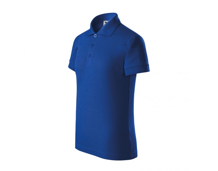 Malfini Детска тениска Pique Polo 222, размер 134 cm, възраст 8 години, синя