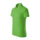 Malfini Детска тениска Pique Polo 222, размер 134 cm, възраст 8 години, зелена
