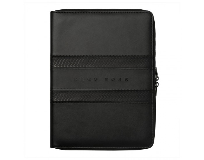 Hugo Boss Конферентна папка Tire, A4, черна, с включен пад за писане Hugo Boss Конферентна папка Tire, A4, черна, с включен пад за писане