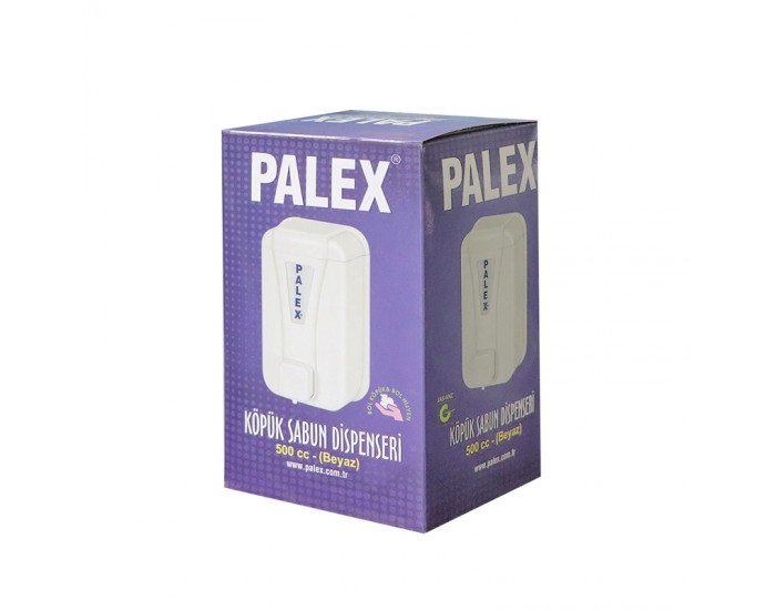 Palex Диспенсър за сапун на пяна, 500 ml, бял