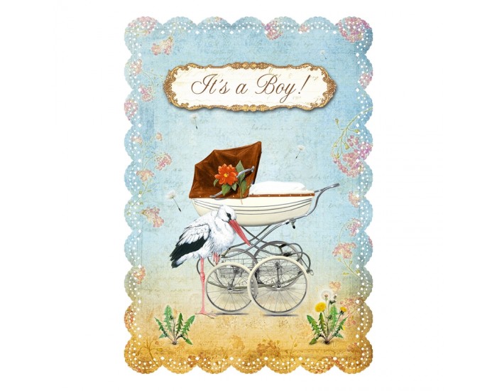 Gespaensterwald Картичка Romantique, It's a Boy Gespaensterwald Картичка Romantique, It's a Boy