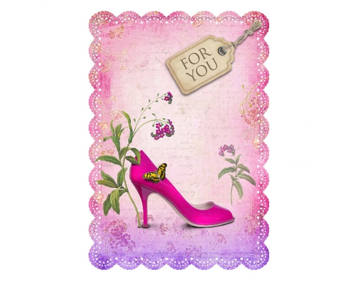 Gespaensterwald Картичка Romantique, For You, обувка