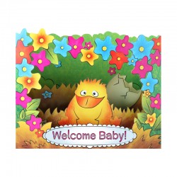 Gespaensterwald 3D картичка, Welcome Baby - Хартия и документи