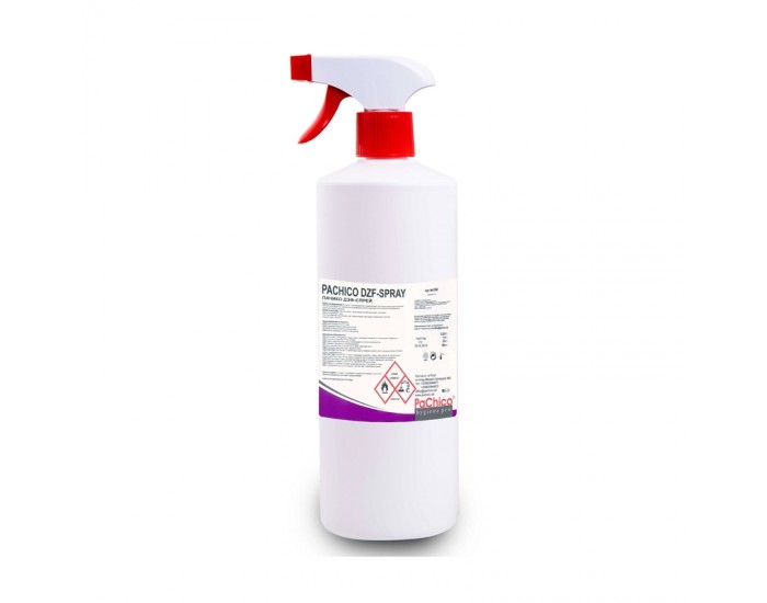 PaChico Дезинфекциращ препарат DZF Spray, професионален, с помпа, 1 L