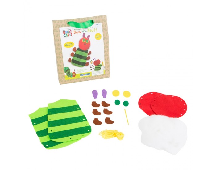 Small Foot Комплект за изработка на гъсеница от филц