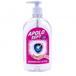 Apolo Дезинфекциращ препарат за ръце Sept , гел, с помпа, 500 ml - Продукти за баня и WC