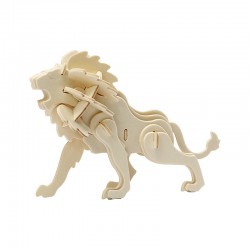 Creativ Company 3D Лъв, дървен, за сглобяване и декорация - Канцеларски материали