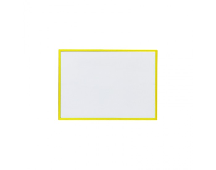 KEJEA Джоб за документи, магнитен, А4, с жълта рамка