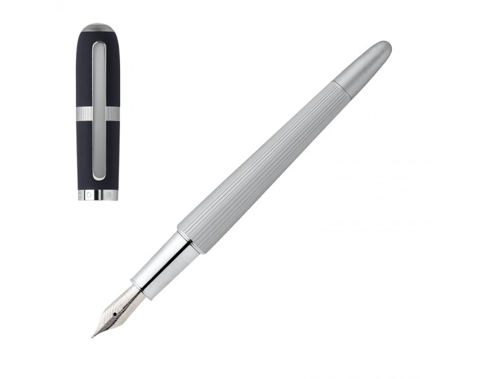 Hugo Boss Писалка Contour, тъмносиня