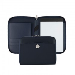 Hugo Boss Папка с цип Contour, A5, тъмносиня - Канцеларски материали