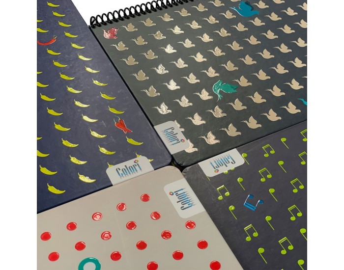 Colori Тетрадка, A4, широки редове, 2 теми, офсетова хартия, спирала, мека корица, 100 листа