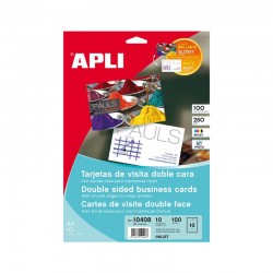 Apli Етикети за визитки, 250 g/m2, 100 листа - Apli