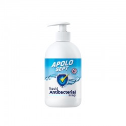 Apolo Антибактериален сапун Sept, течен, 500 ml - Продукти за баня и WC