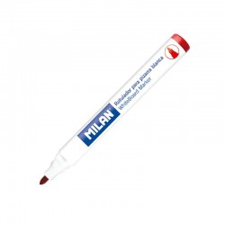 Milan Борд маркер за бяла дъска, объл, червен - Канцеларски материали