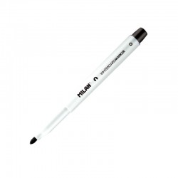 Milan Борд маркер за бяла дъска Fine, объл, черен - Канцеларски материали