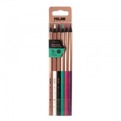 Milan Цветни моливи Copper, 3.5 mm, 6 цвята - Milan