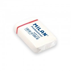 Milan Гума за молив Professional Soft 412, бяла - Канцеларски материали