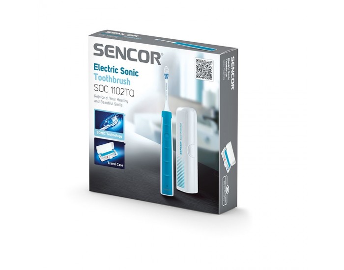 Sencor Четка за зъби SOC 1102TQ, електрическа, светлосиня