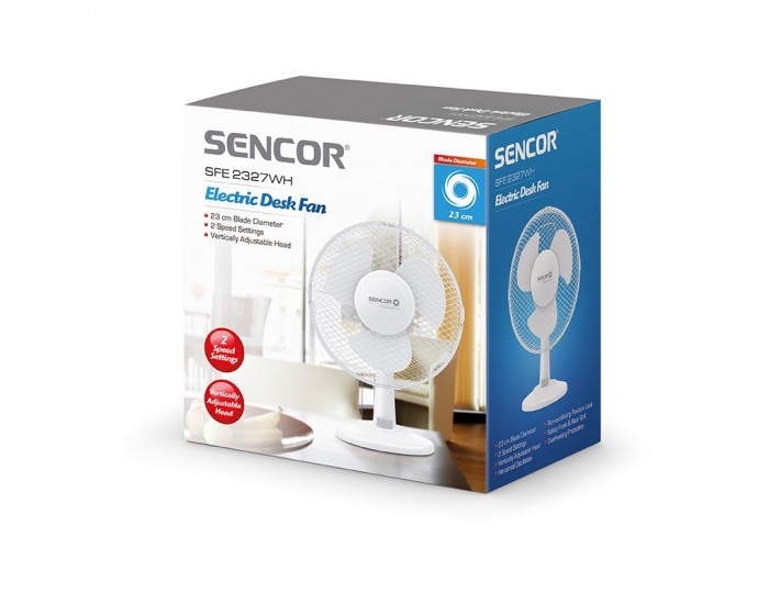 Sencor Вентилатор SFE 2327WH, с 2 степени