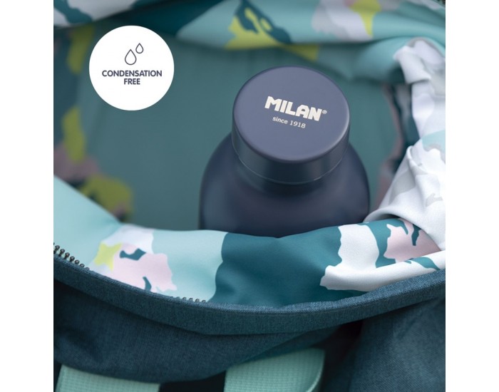 Milan Бутилка за вода 1918, изотермична, бяла, 354 ml