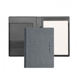 Hugo Boss Папка Gleam, A5, тъмносива - Канцеларски материали