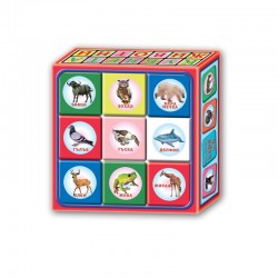 Кубчета, пластмасови, малки, 9 броя - Детски Свят