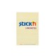 Stick'n Самозалепващи листчета, 101 х 152 mm, на редове, пастелни, жълти, 100 листа