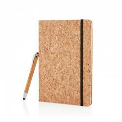XD Тефтер, A5, корк, 80 листа, с включена бамбукова химикалка - Канцеларски материали