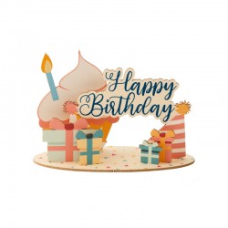 Gespaensterwald 3D картичка, Happy Birthday gifts, дървена - Gespaensterwald