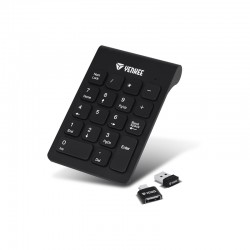 Yenkee Клавиатура с цифри 4020 WL, USB Nano, черна - Офис техника