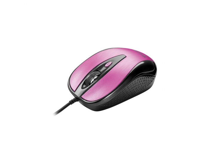 Yenkee Мишка 1025PK, оптична, USB, 2400 dpi, с кабел, розова