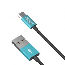 Yenkee Кабел 221 BBE, USB-A Male към Micro USB-B Male, 1 m - Офис техника