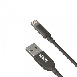 Yenkee Кабел 611 BK USB Male към Lightning Male, 1 m, черен - Офис техника