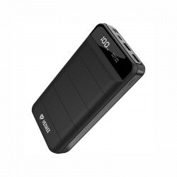 Yenkee Външна батерия 3010, 30000 mAh, 2 USB, LCD, черна - Офис техника