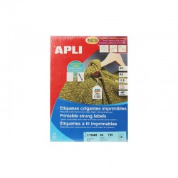 Apli Етикети за цени, 28 x 43 mm, с перфорация и връзка, 50 листа - Apli